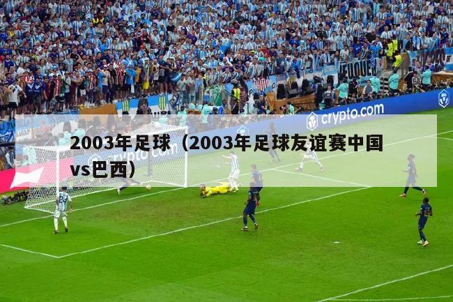 2003年足球（2003年足球友谊赛中国vs巴西）