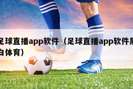 足球直播app软件（足球直播app软件黑白体育）